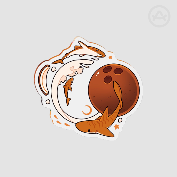 Coconut shark Magnet - 1.96""(50mm)