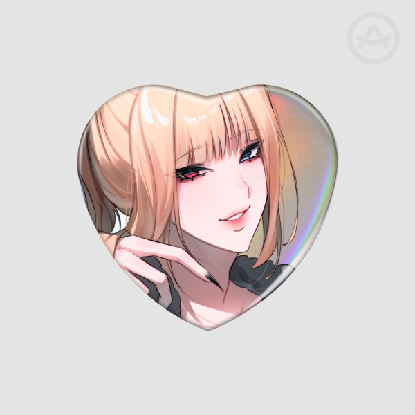 Xlov Rui Heart Shape Holographic Badges