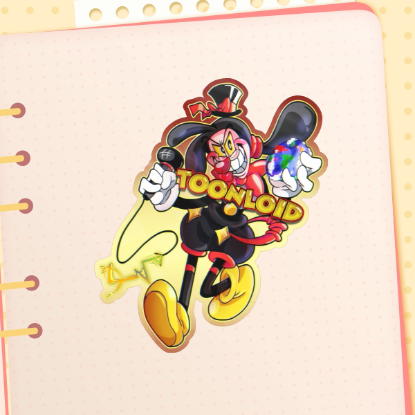 [TOONLOID] UTAUloid Hot Foil Stamping Die Cut Sticker