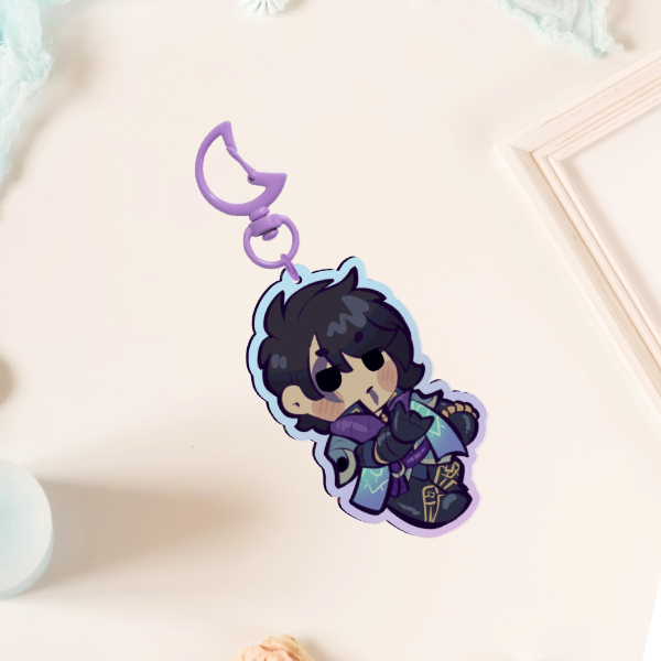 Mini Aphelios - Rainbow Keychain