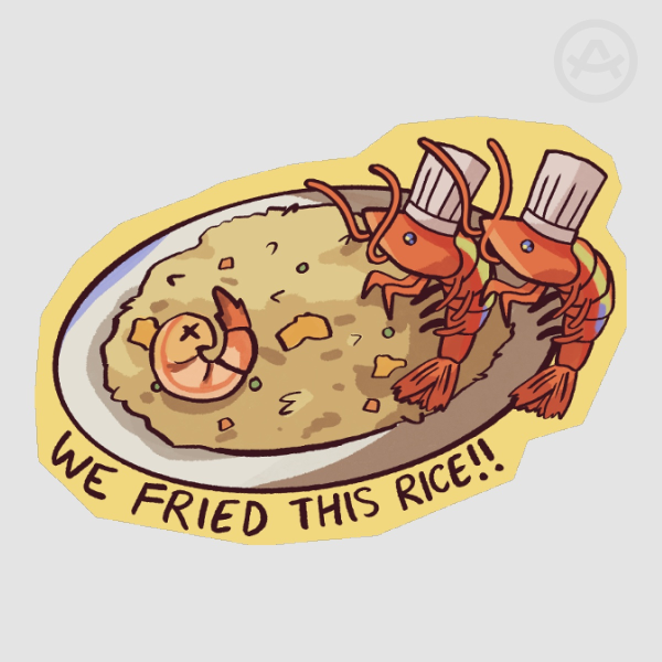 Shrimp Fried Rice Sticker