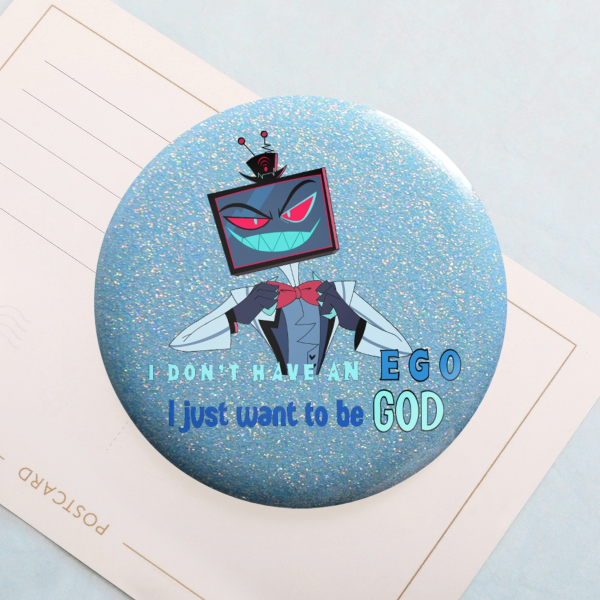 Vox "I Don't Have an Ego, I Just Want to be God" Holographic Badge