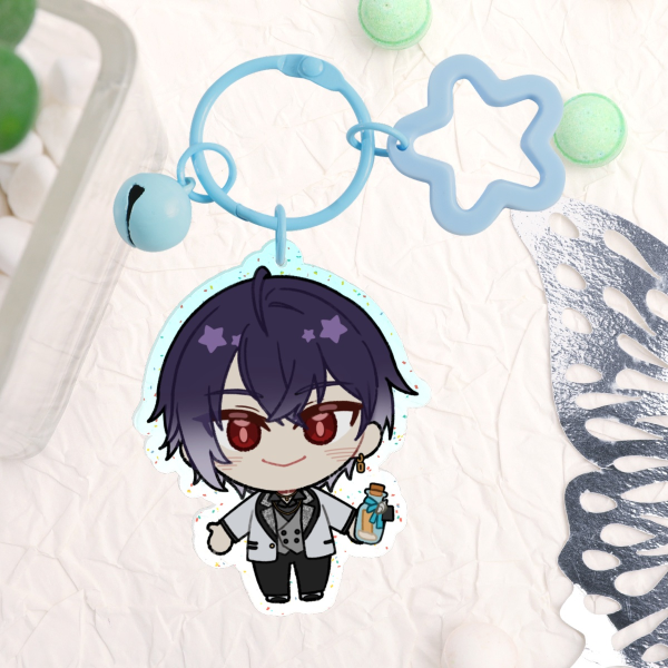 [ TKDB Fanmerch ] WOL Edward Minimini Glitter Keychain