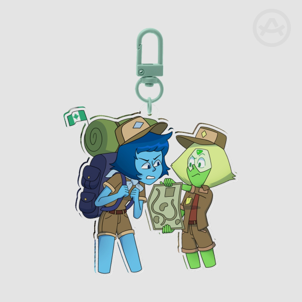 Lapidot camping Keychain