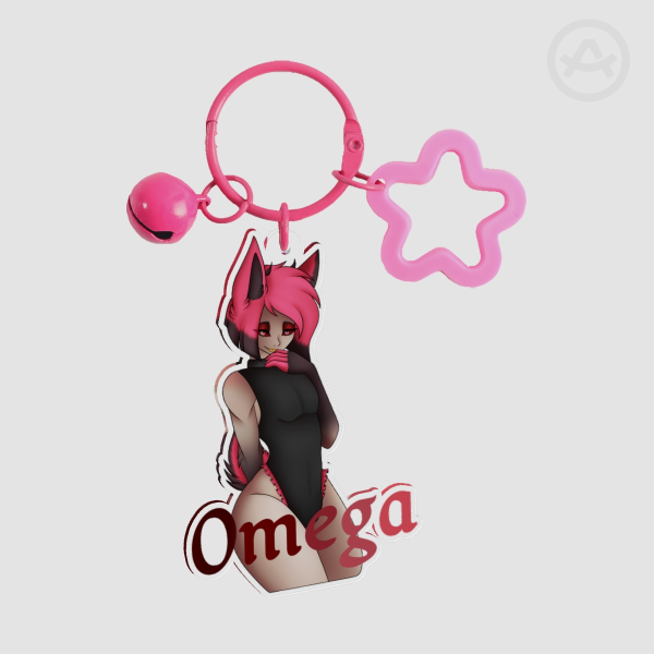 Alastor Omega Keychain