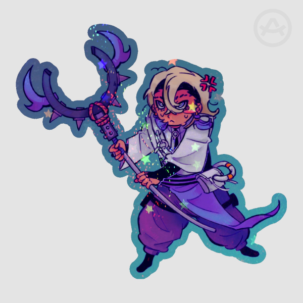 Zanka Nijiku Sticker || Gachiakuta