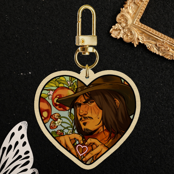 Jack Marston WOOD KEYCHAIN (RDR2)