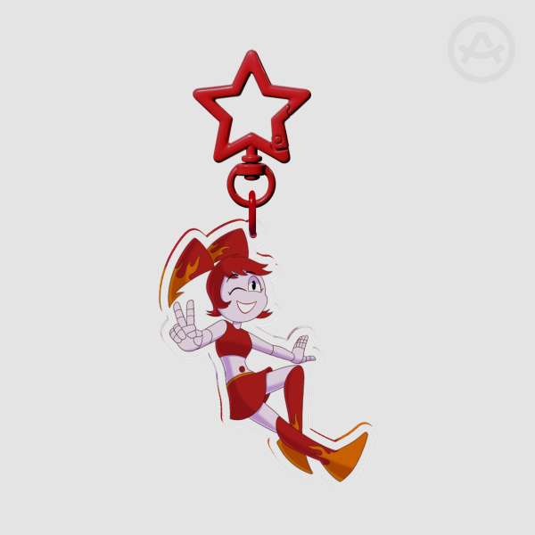 Hot Rod Jenny Keychain