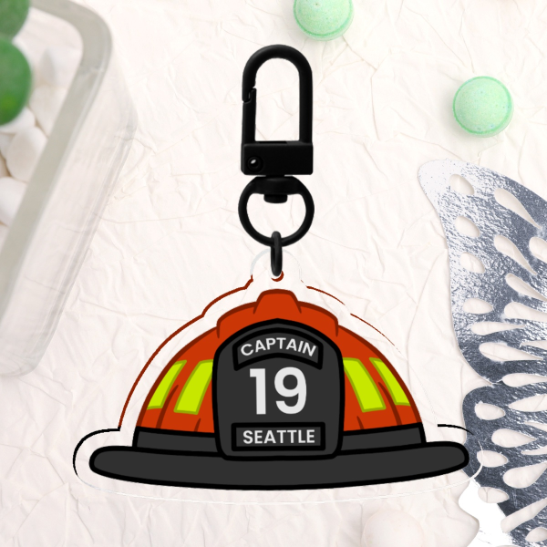 Captain Station 19 | Keychain