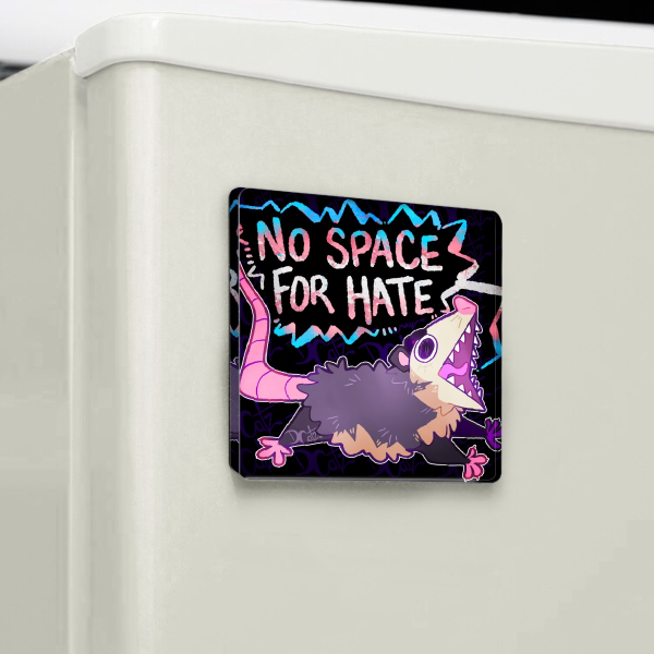 No Space for Hate Magnet