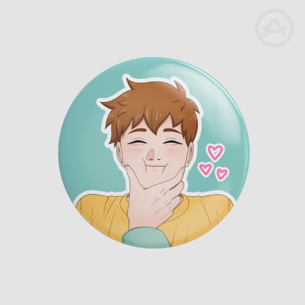 Squished Souta Badge (glossy)