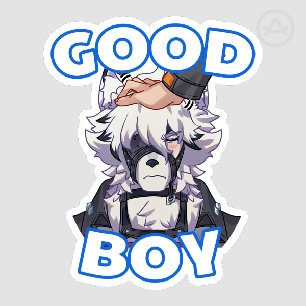 Von Lycaon Good Boy Die Cut Sticker