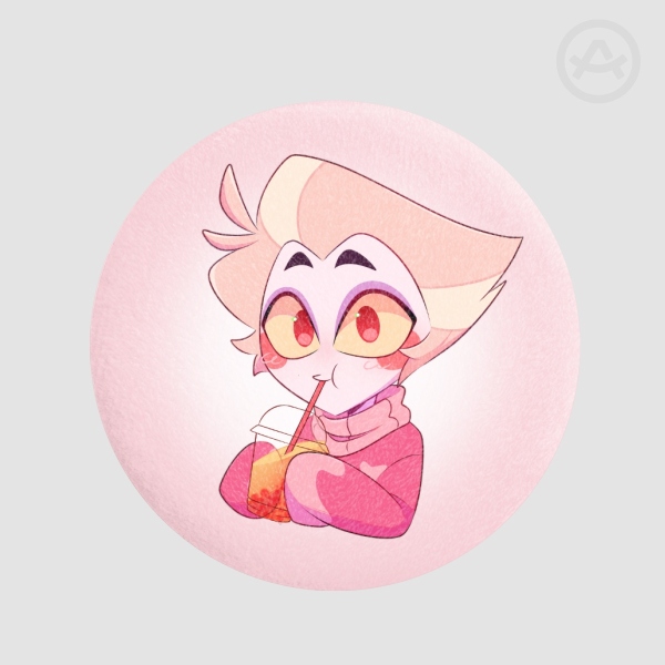 Lucifer Drink Plush Badge