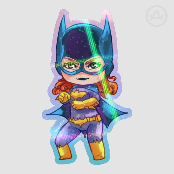 Batgirl - die cut sticker