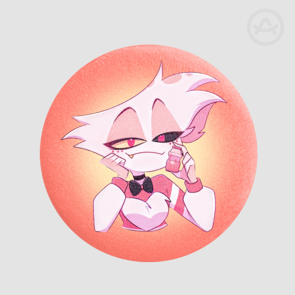 Angel Dust Drink Plush Badge