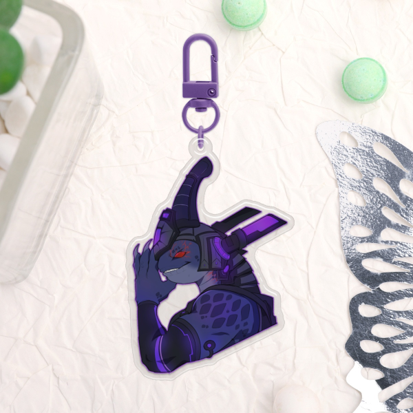 Zoraal Ja Epoxy Clear Acrylic Keychain