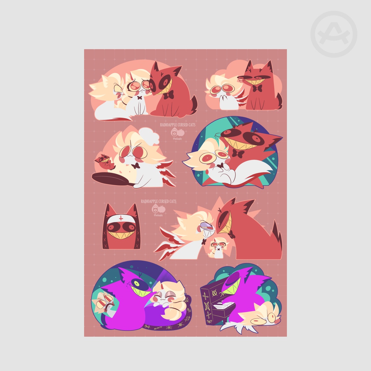 Dad Beat Dad Stickers Sheet