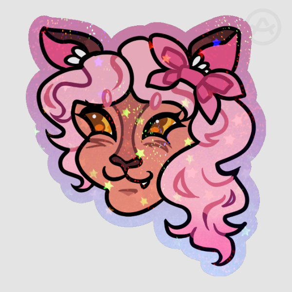 Kawaii Chan / Nana Head Sticker