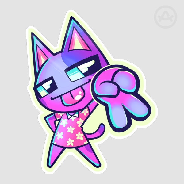 Peace Sign Bob Sticker