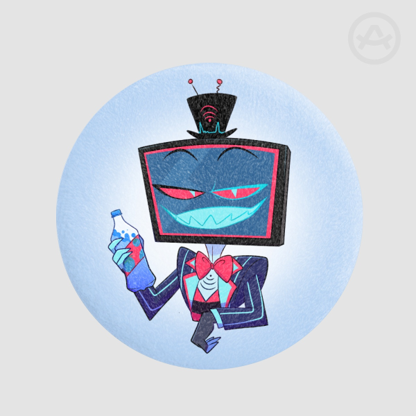 Vox Drink Plush Badge