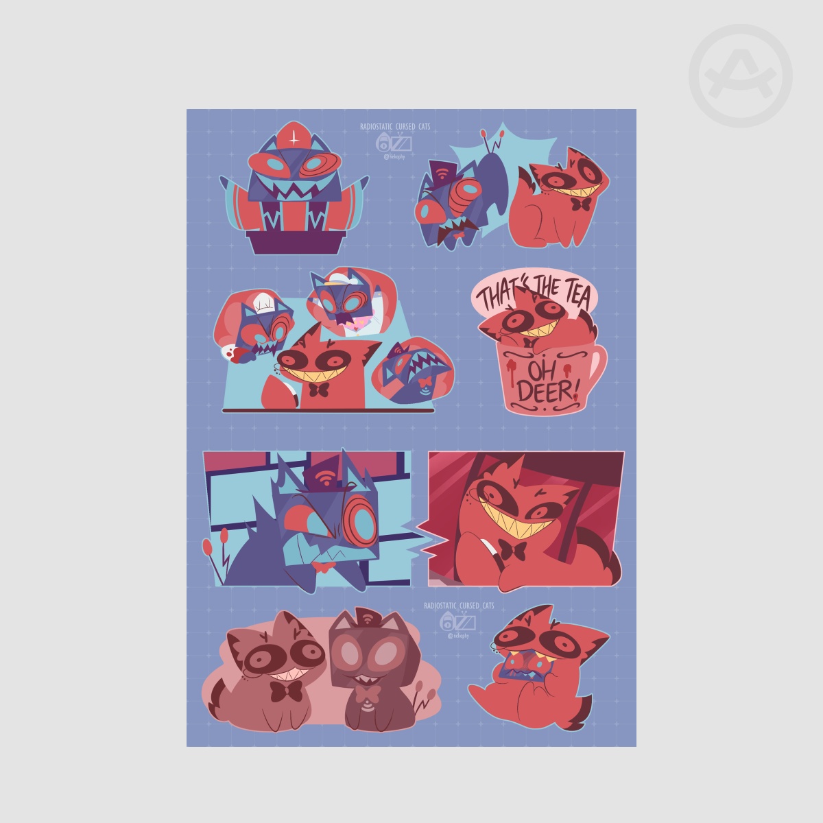 Stayed Gone Stickers Sheet