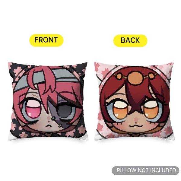 Double-sided Deathwish Pillow cover