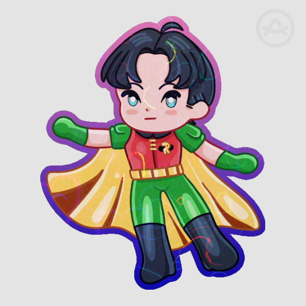 Tim Drake Robin Sticker - Batman - Die Cut Stickers