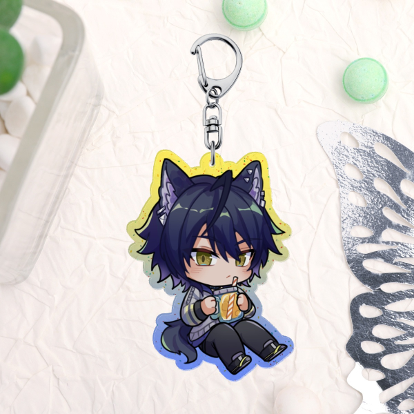 [ AK Fanmerch ] Vigil Glitter Keychain