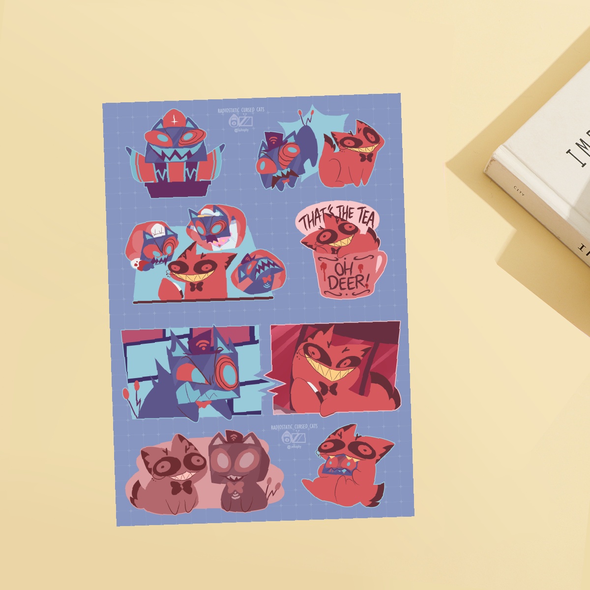 RadioStatic Stickers Sheet