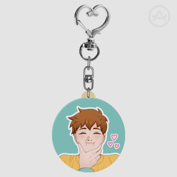Squished Naota keychain