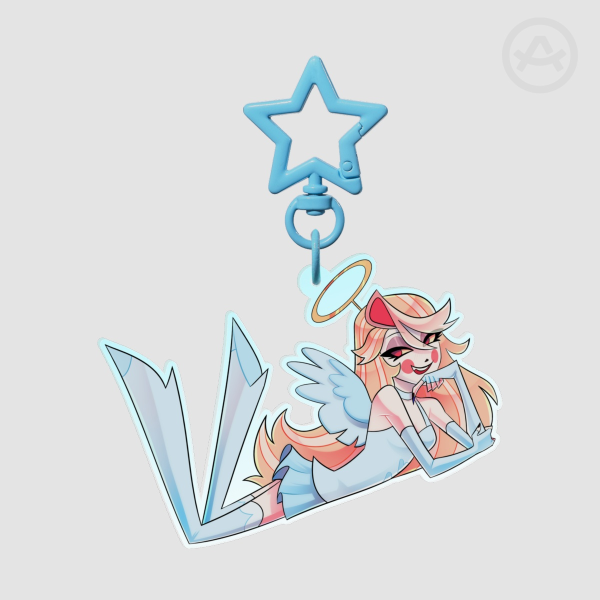 Charlie Matching Angel Acrylic Keychain