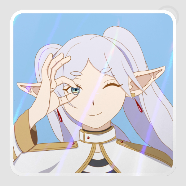 Frieren Sticker - Holo Light