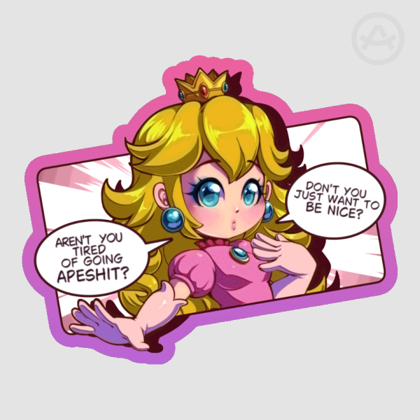Don't you just want to be nice? - Die Cut Stickers