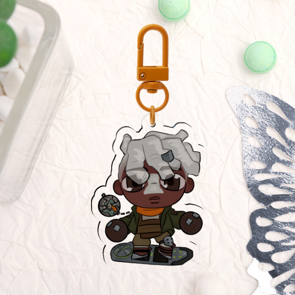 Ekko Clear Acrylic Keychain