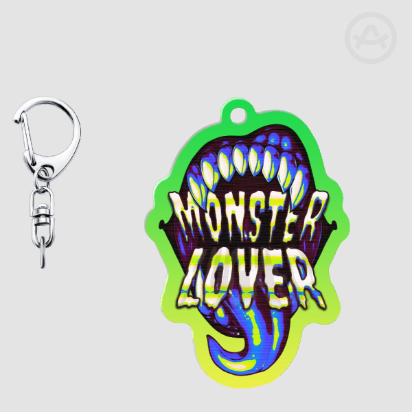 Monster Lover / Monster F♥️cker Lenticular Pendant