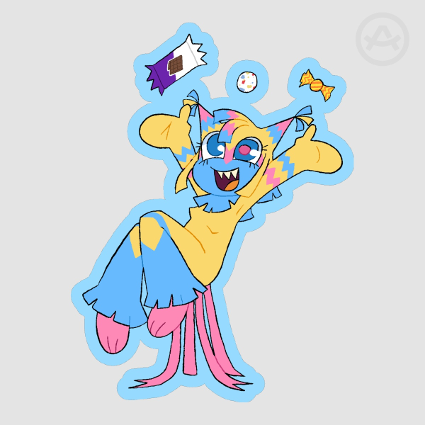 Yatta Dandy's World Die Cut Sticker