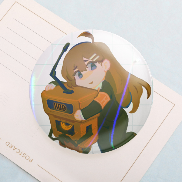 Hod & Hodbox Button Pin