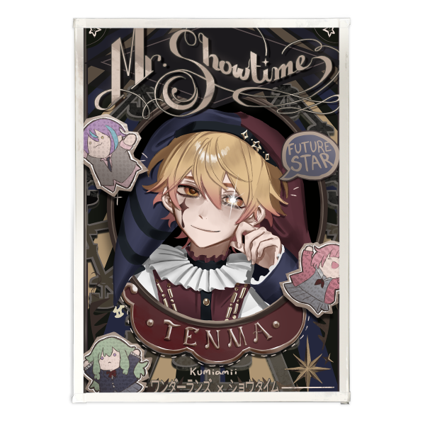Tsukasa Tenma Mr Showtime Art Board with Silver-Edge