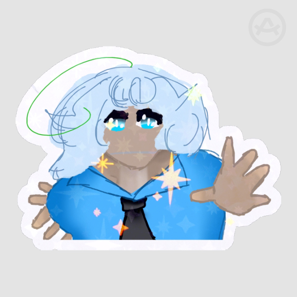 be careful shes like teal or something || Die Cut Paper