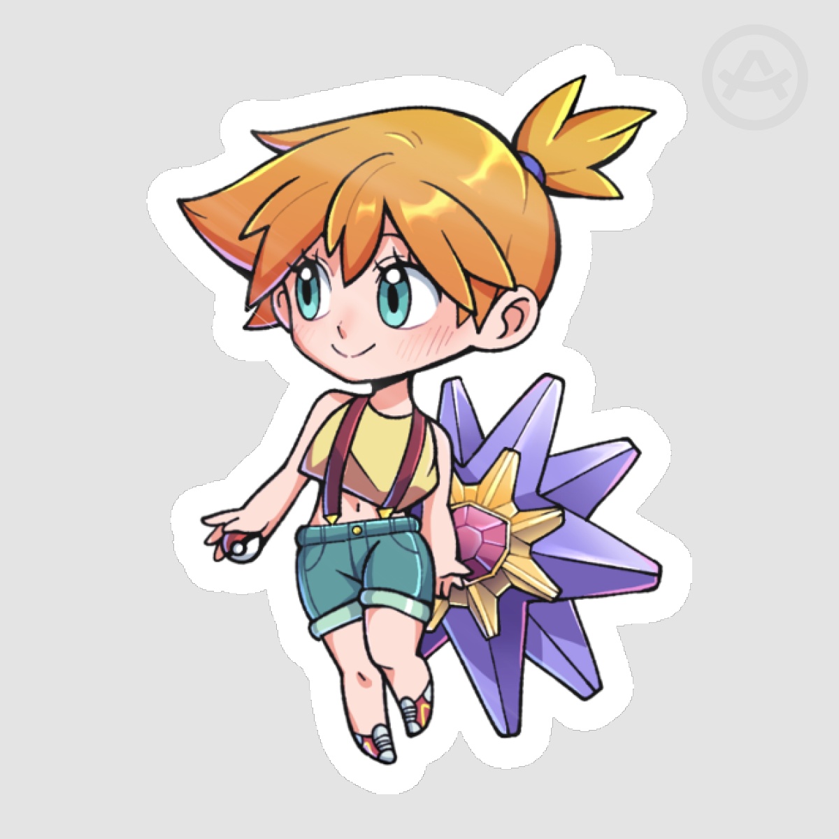 POKETRAINER STICKERS - Misty