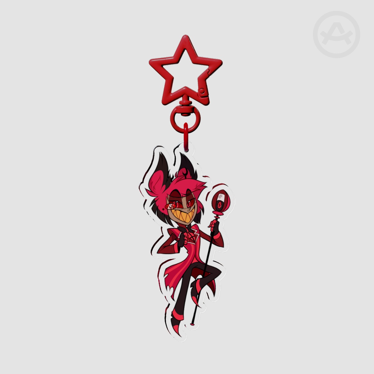 Alastor, the "Radio Demon" Keychain