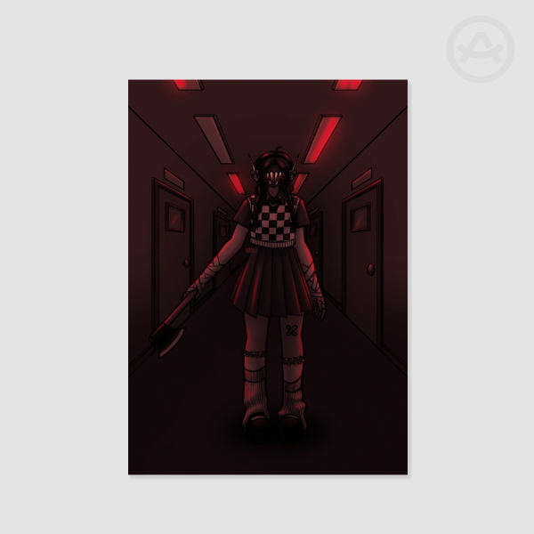 Hallways A4 Poster Print