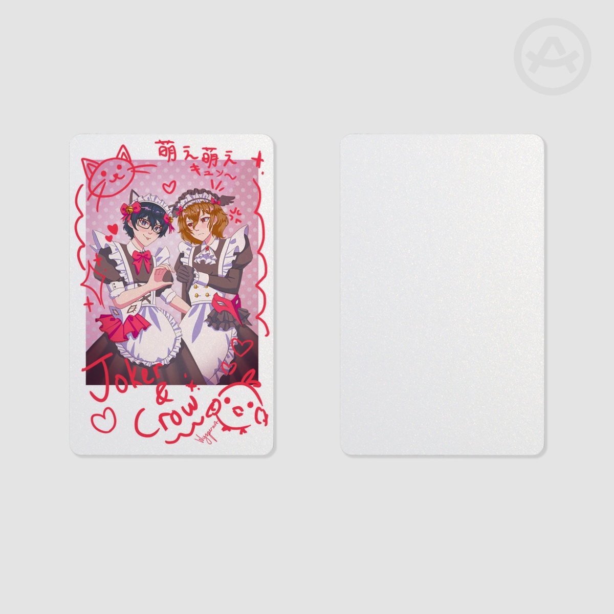 Persona 5 Shuake Maid Photocard