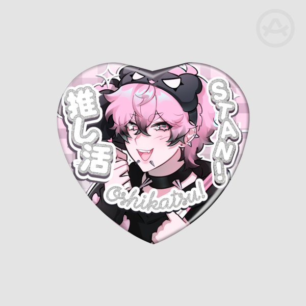 Yami Heart Holographic Badge
