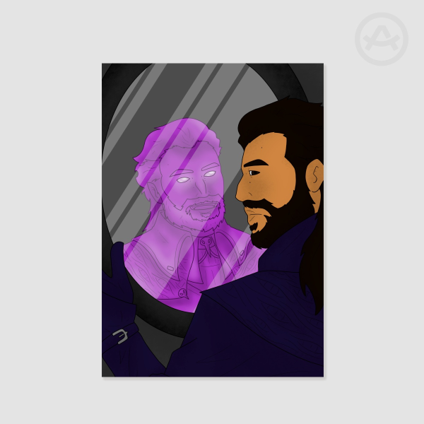 Lucanis and Spite Reflection Poster Print