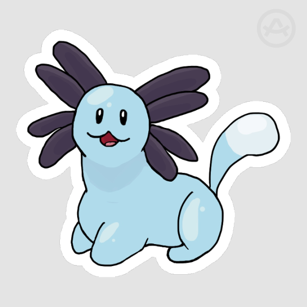 Beta Wooper Matte Sticker