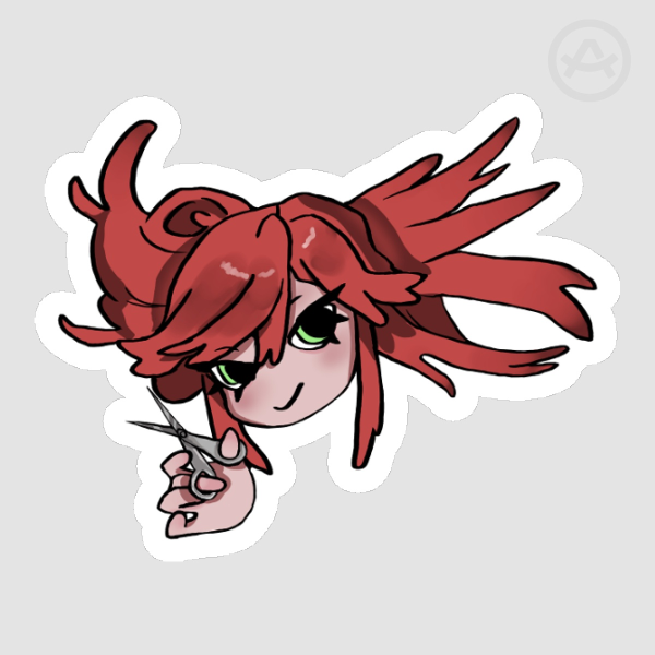 Riyo Reaper Die Cut Sticker