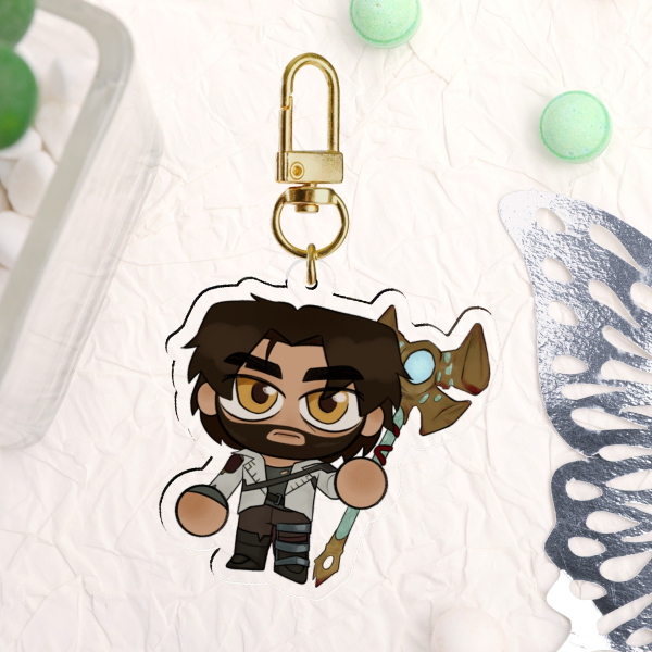 Jayce Clear Acrylic Keychain