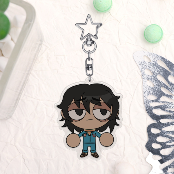 Anya Epoxy Clear Acrylic Keychain