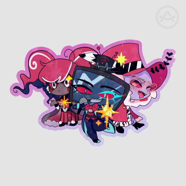 The Vees chibi group sticker